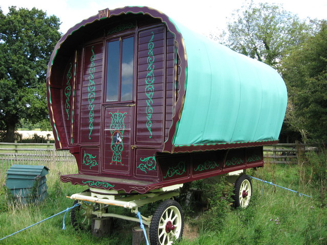 Gypsy caravan in Oxfordshire