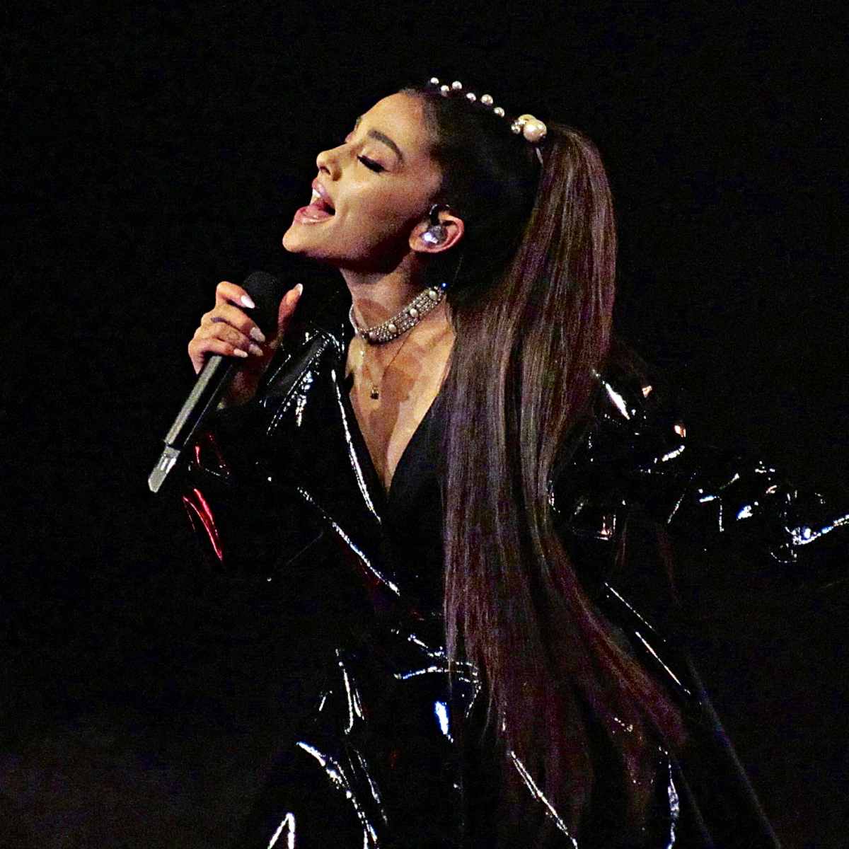 young singer on stage