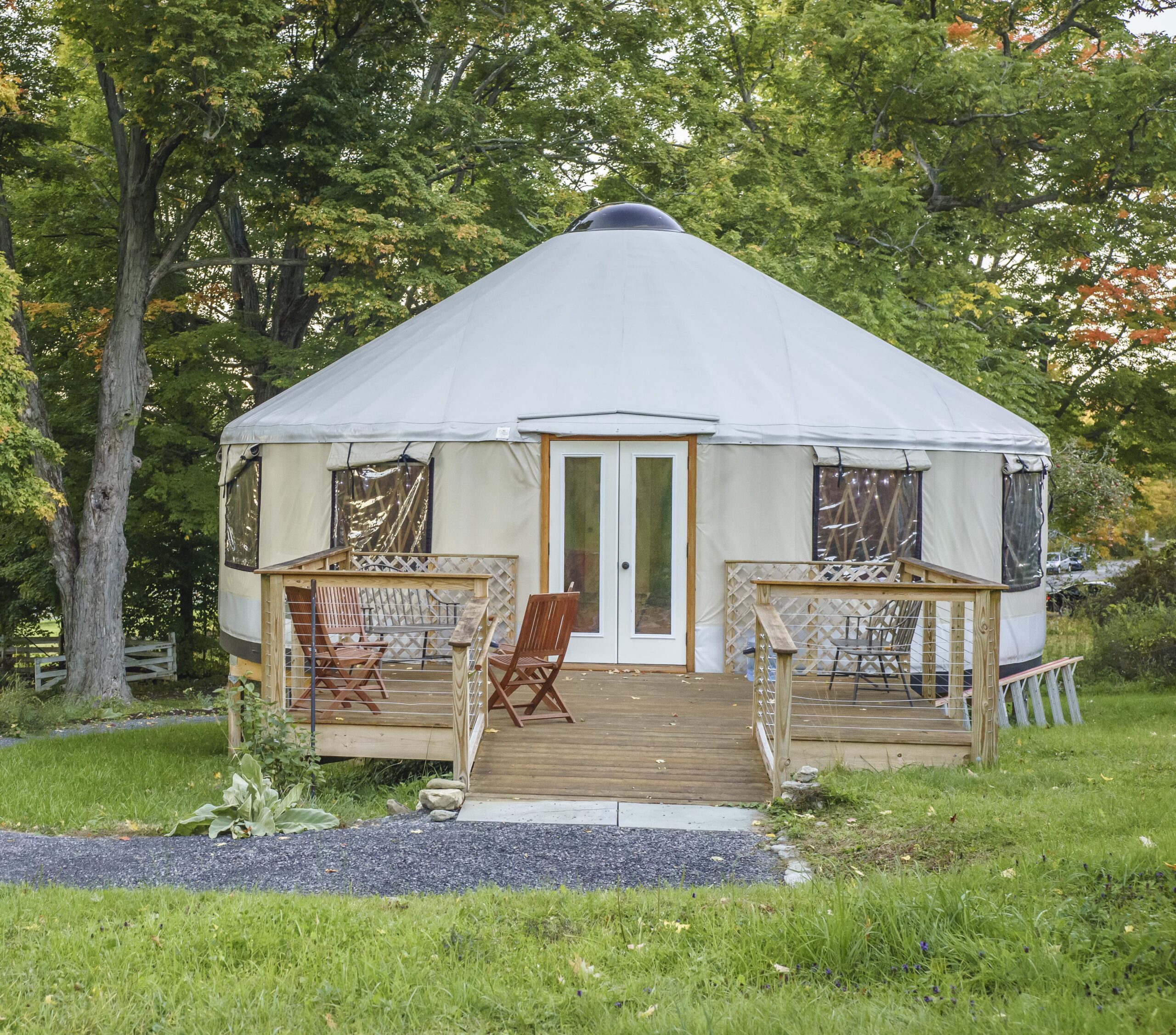 A yurt