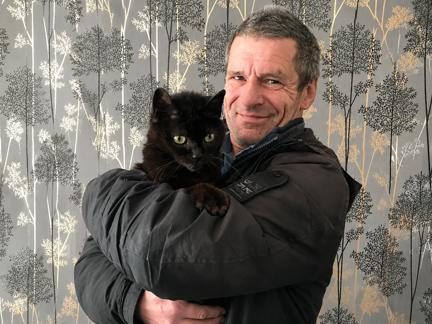 An RSPCA officer collects a kitten