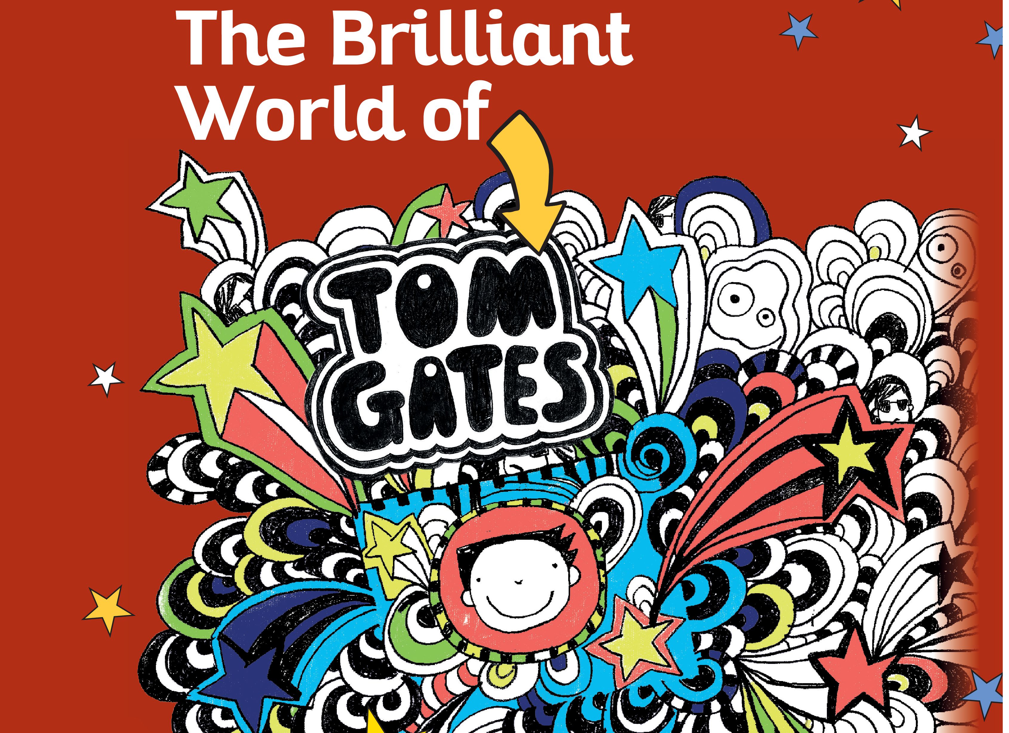 Tom Gates doodle title splash