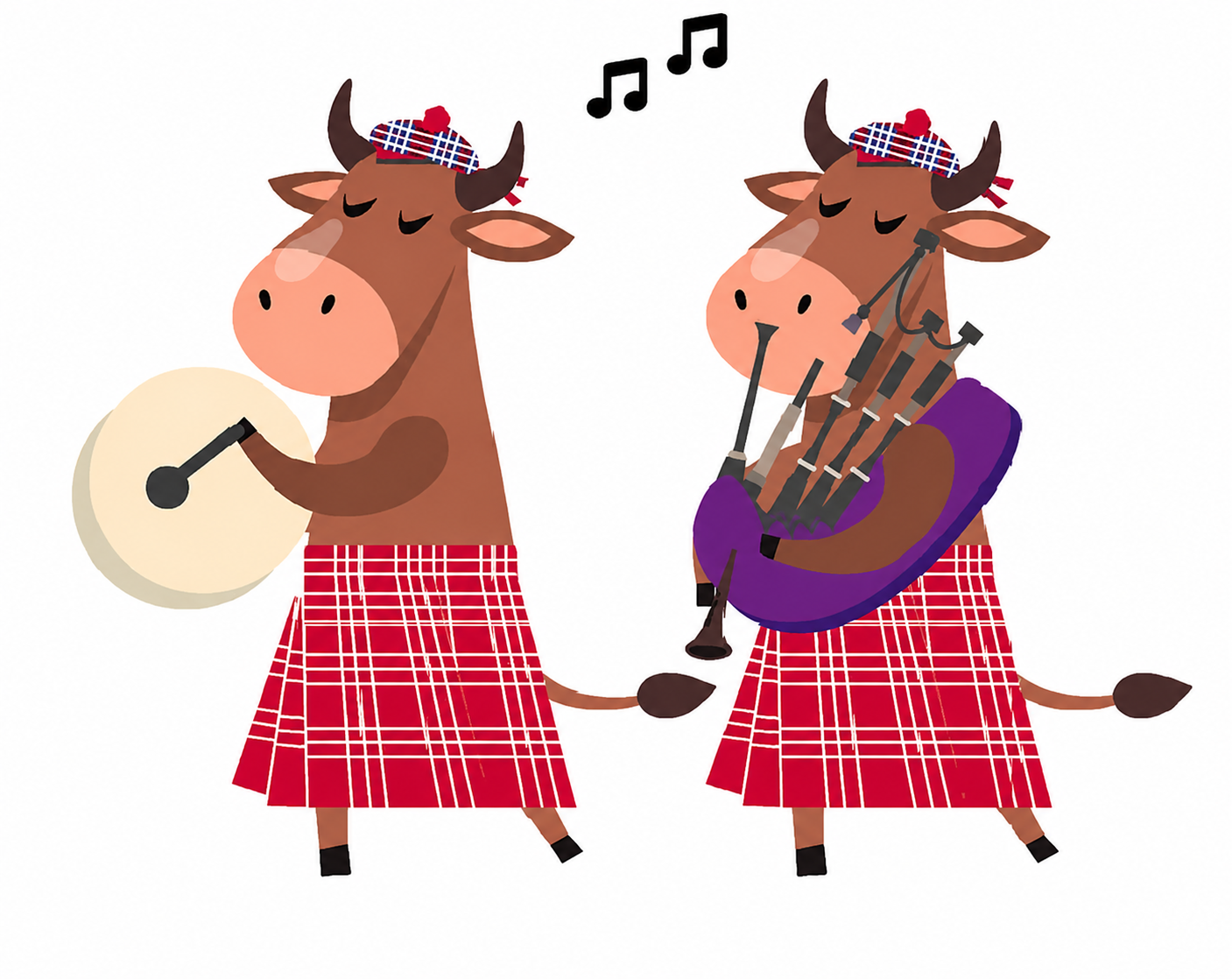 A pipe band