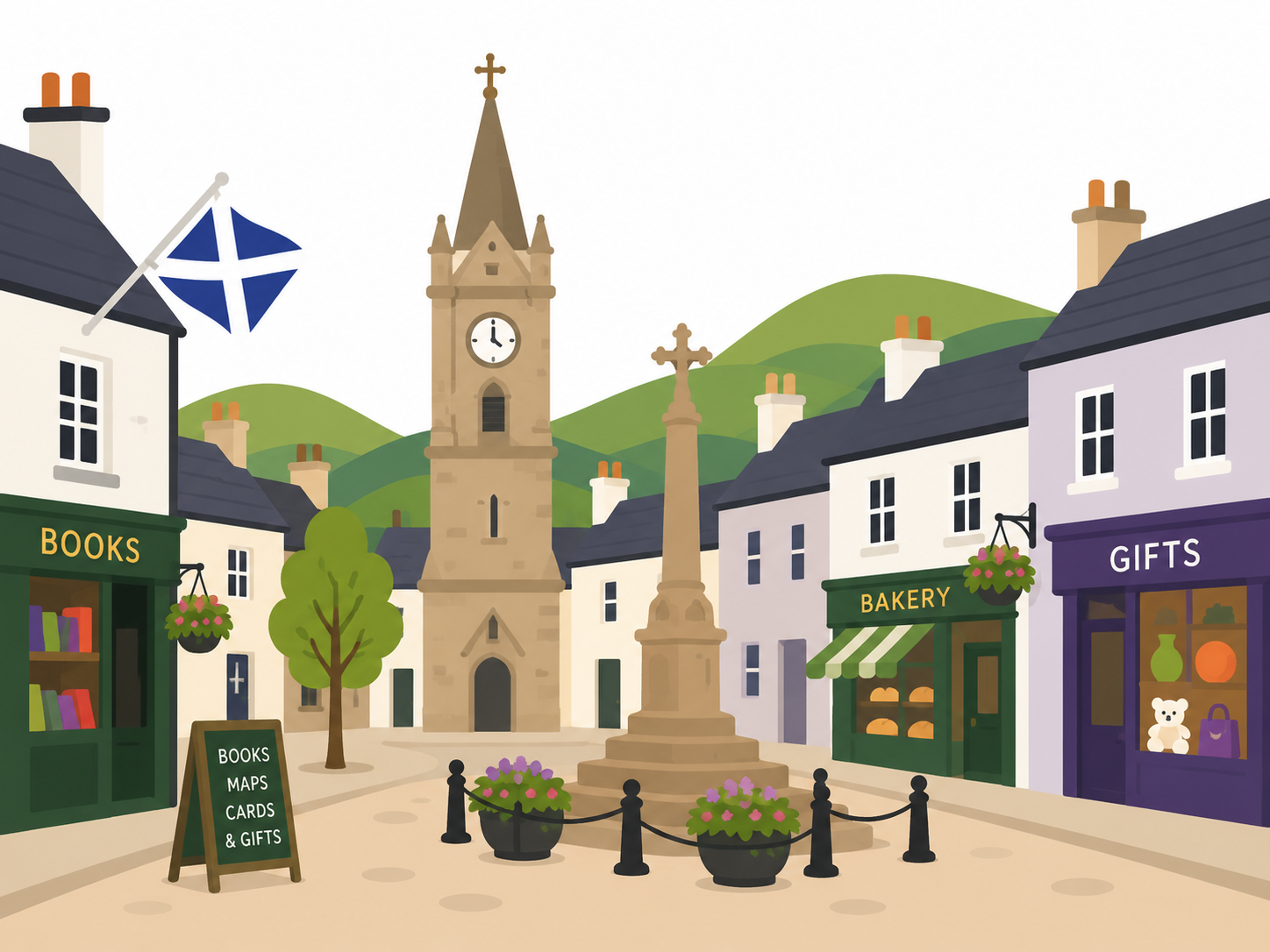 A Scottish town