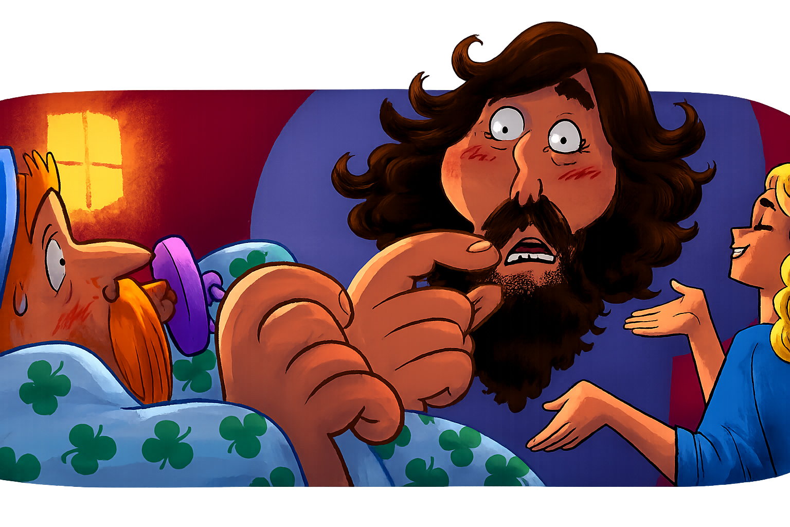 Scene from the end of the legend