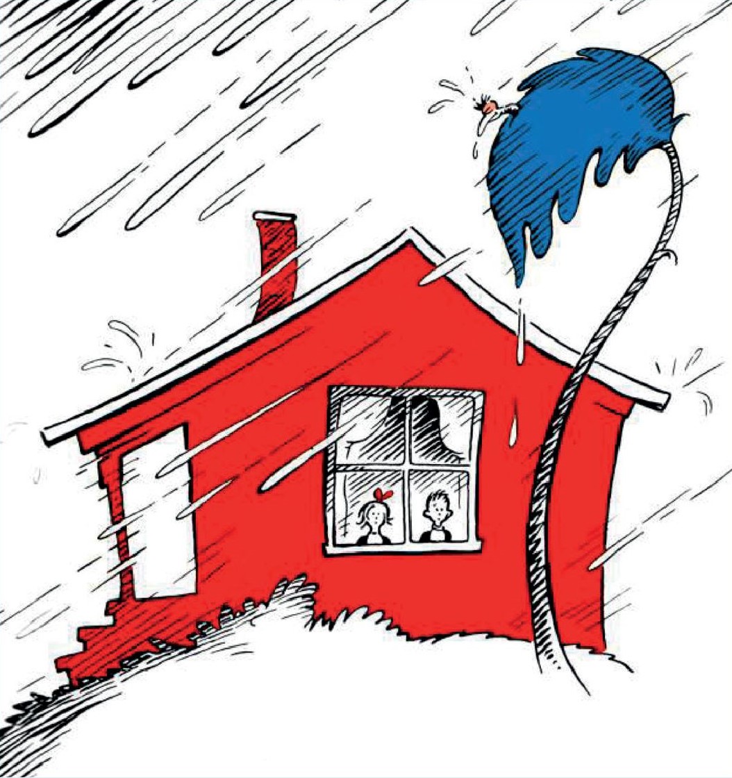 An illustration from The Cat in the Hat