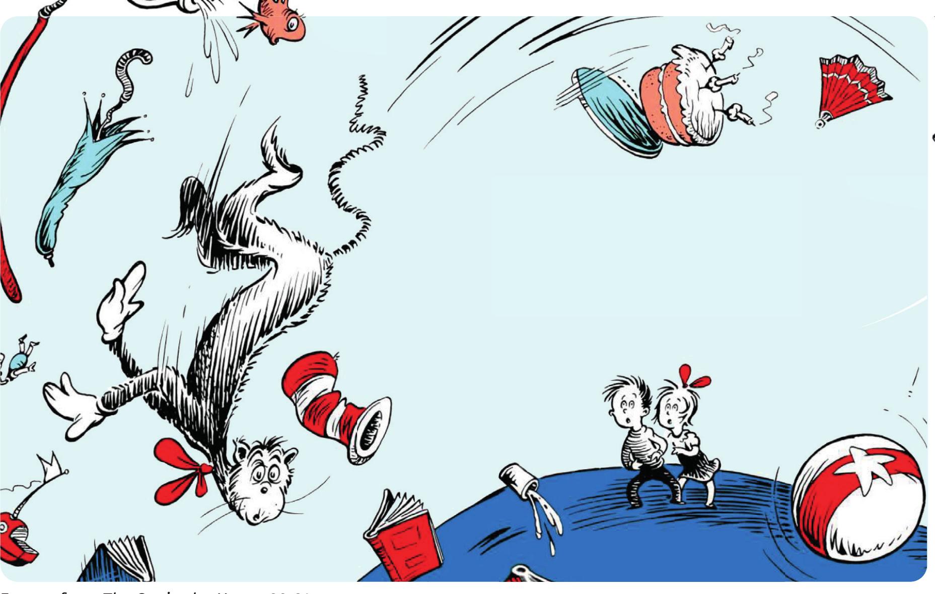 The Cat falling on his head