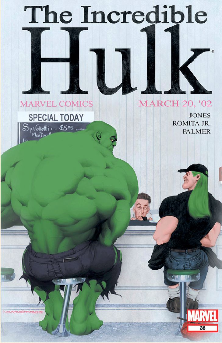 The Incredible Hulk cover by Jones, 2002
