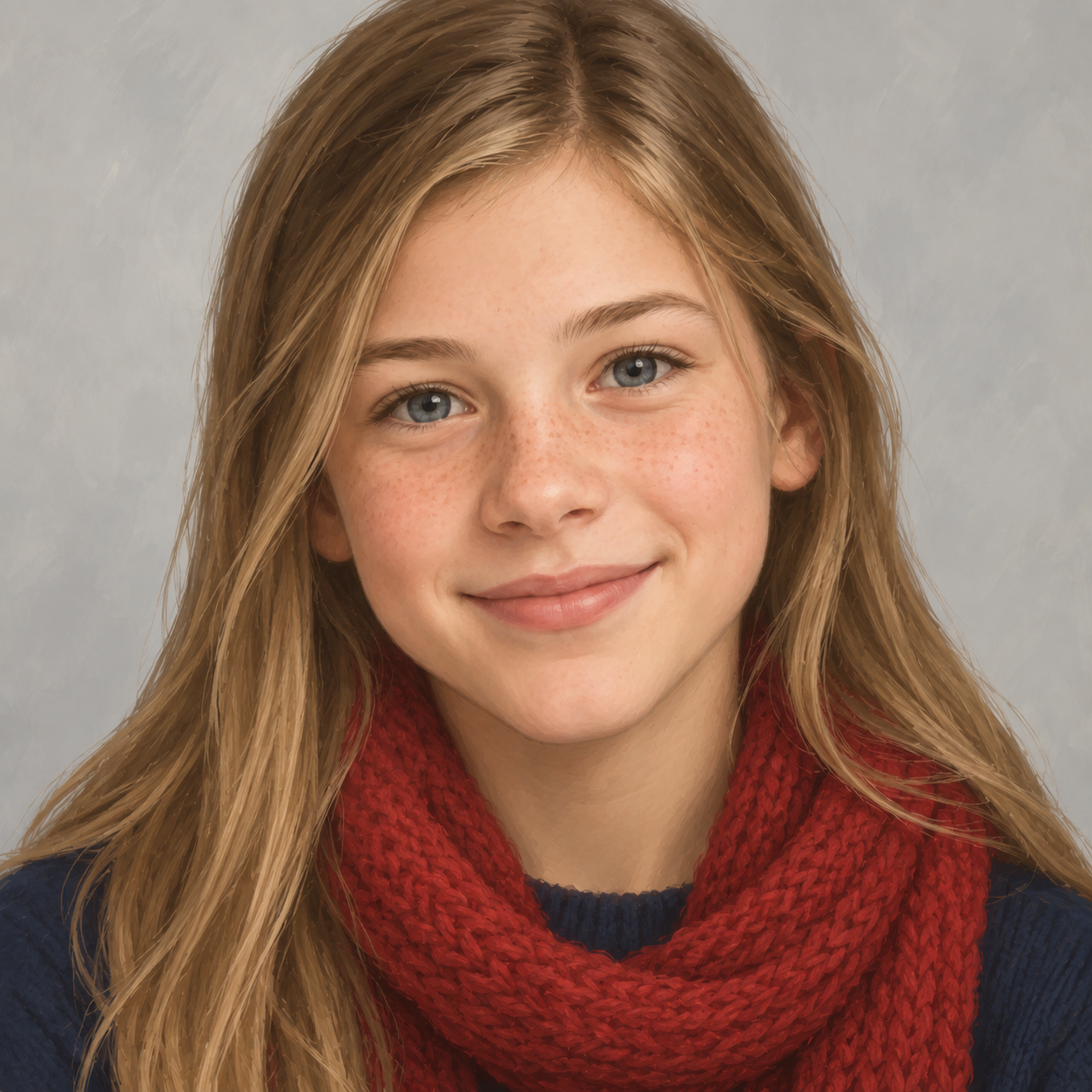 Hannah, the young artist